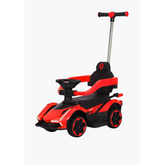 Printed Sports Car Ride-On – With Lights, Music & Push Bar (Ages 3–8)