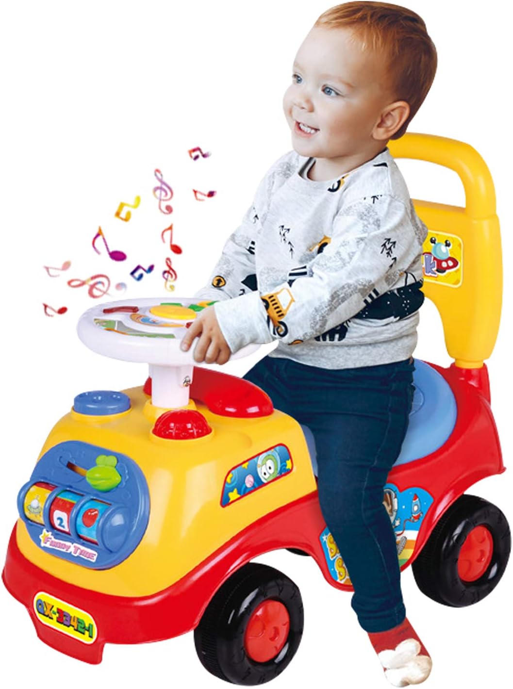 Baby Swing Car with Music – Safe, Fun & Easy-to-Ride for Toddlers (Ages 1–3)