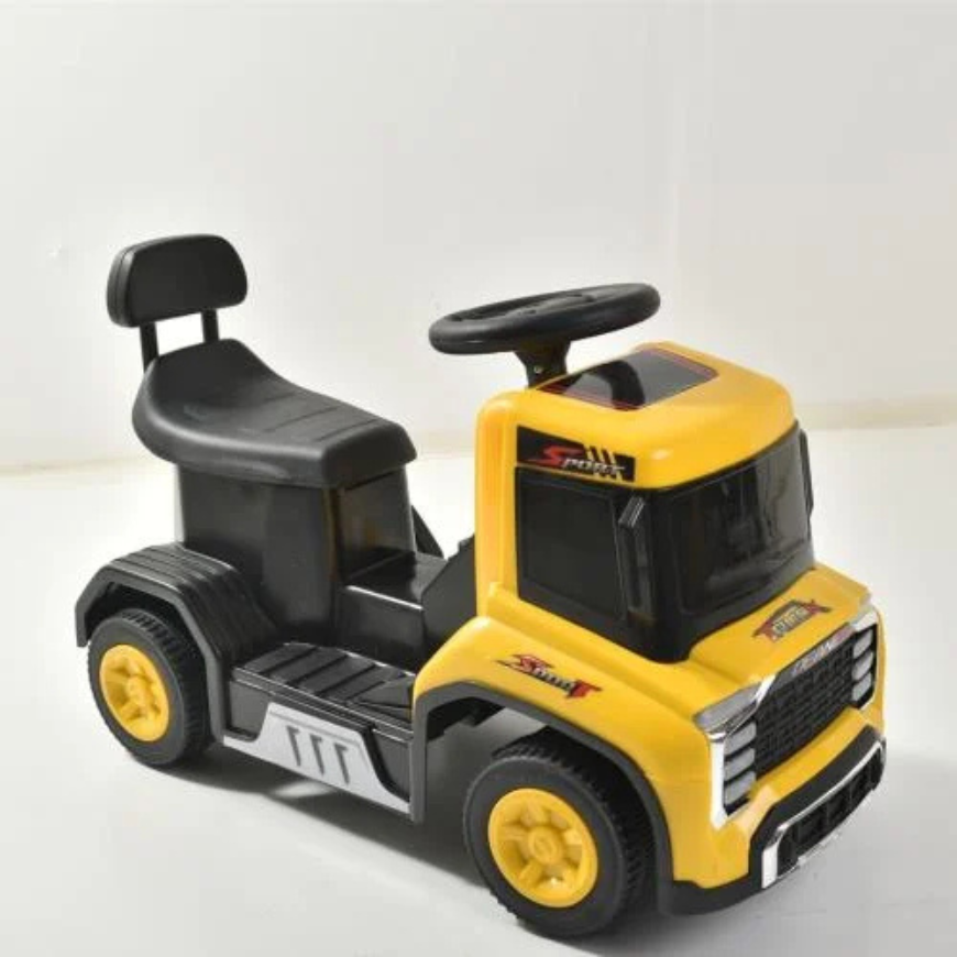 Electric Ride-on Truck for Kids – with Realistic LED Lights & Music