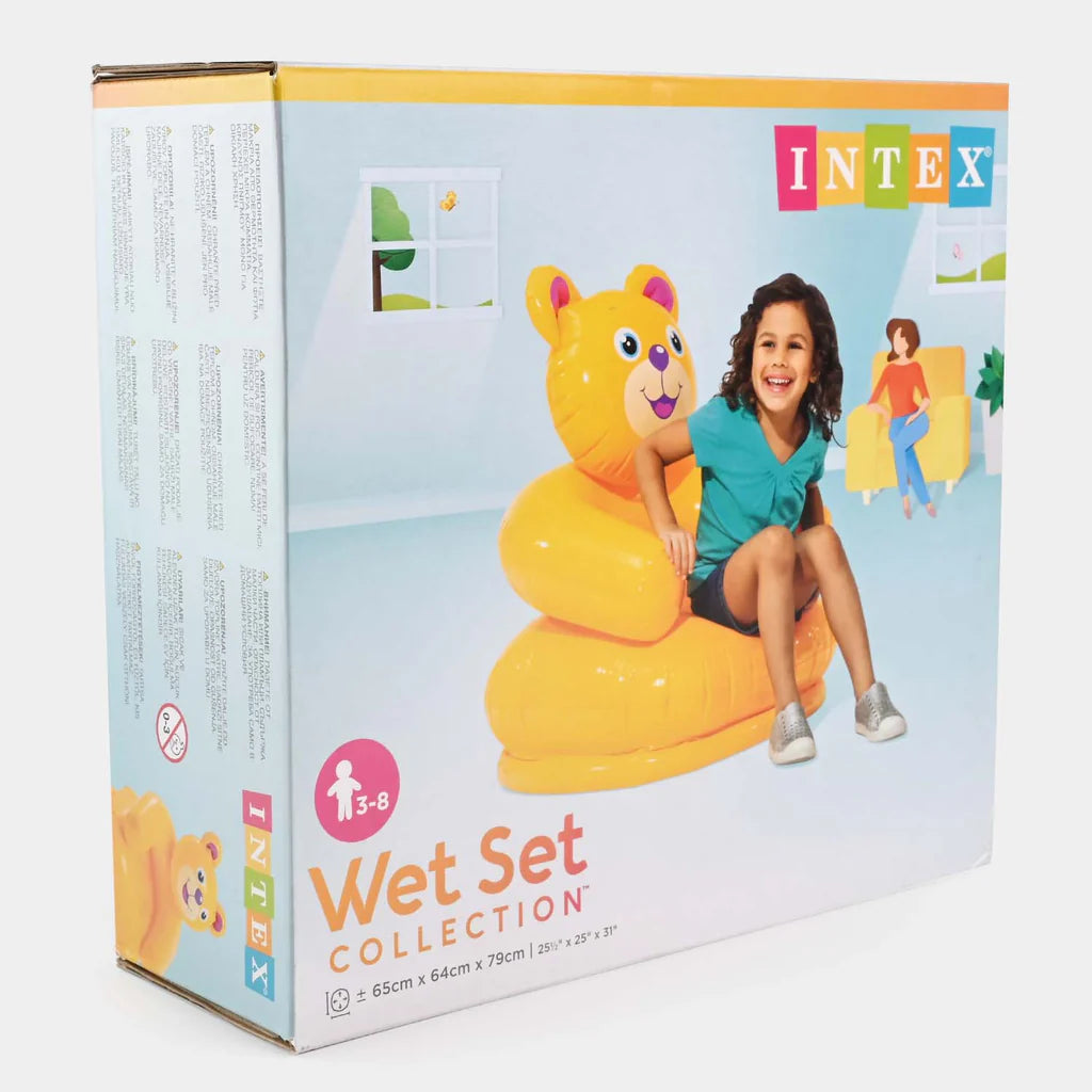 Inflatable Teddy Bear Chair for Kids – Cute, Durable & Portable (Ages 3–8)