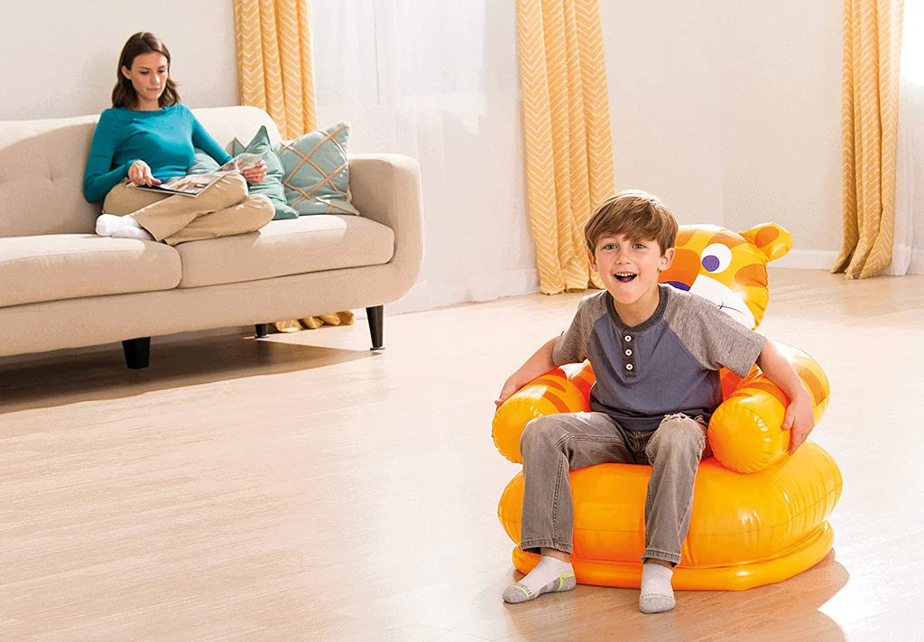 Inflatable Teddy Bear Chair for Kids – Cute, Durable & Portable (Ages 3–8)