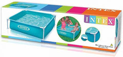 Intex Kids Mini Frame Pool Aqua 1.22 x 1.22 x 0.30 m