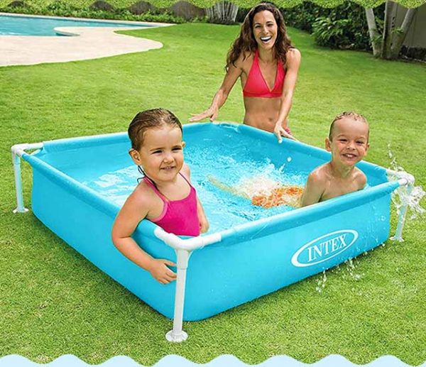 Intex Kids Mini Frame Pool Aqua 1.22 x 1.22 x 0.30 m