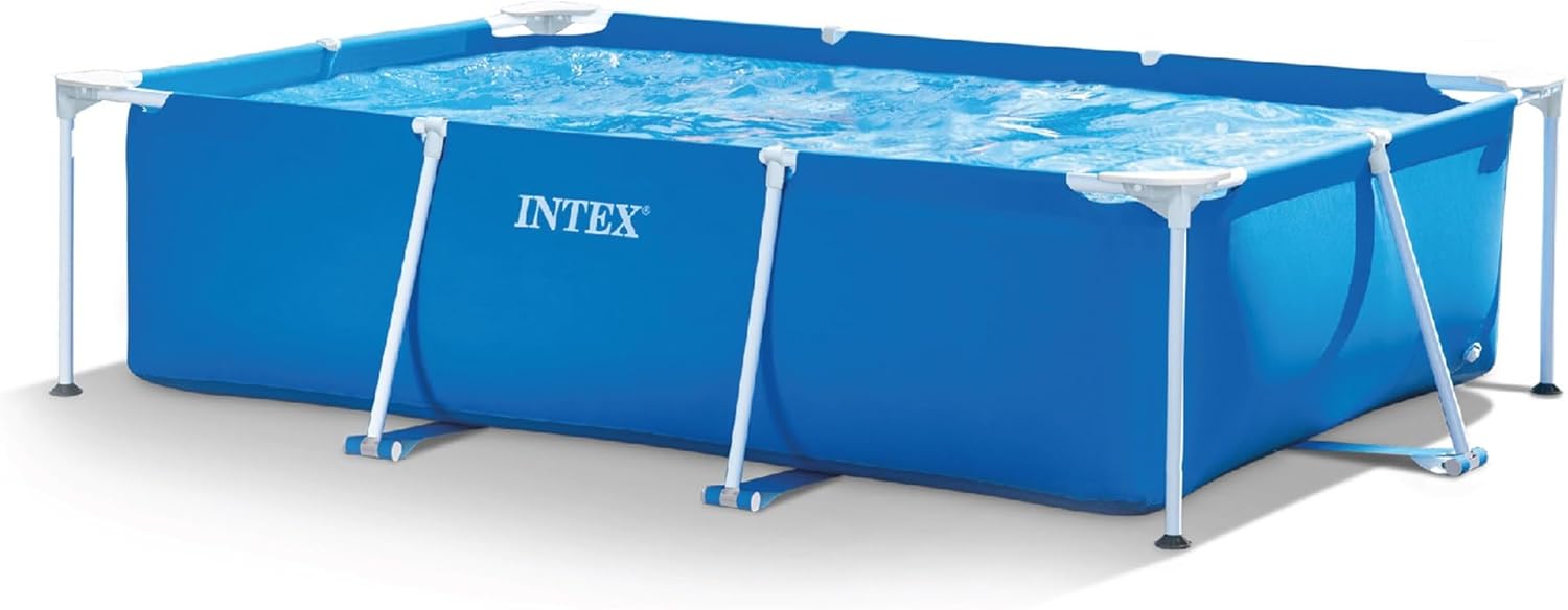 Intex Metal Frame Pool Rectangular 3 Mt x 2 Mt 28272 – Spacious, Durable & Family-Friendly Pool