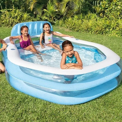 Intex Wet Set Collection Covered Kiddie Pool – Shaded, Spacious Fun for Kids (Ages 3+)