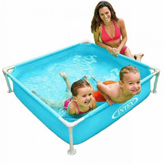 Intex Kids Mini Frame Pool Aqua 1.22 x 1.22 x 0.30 m