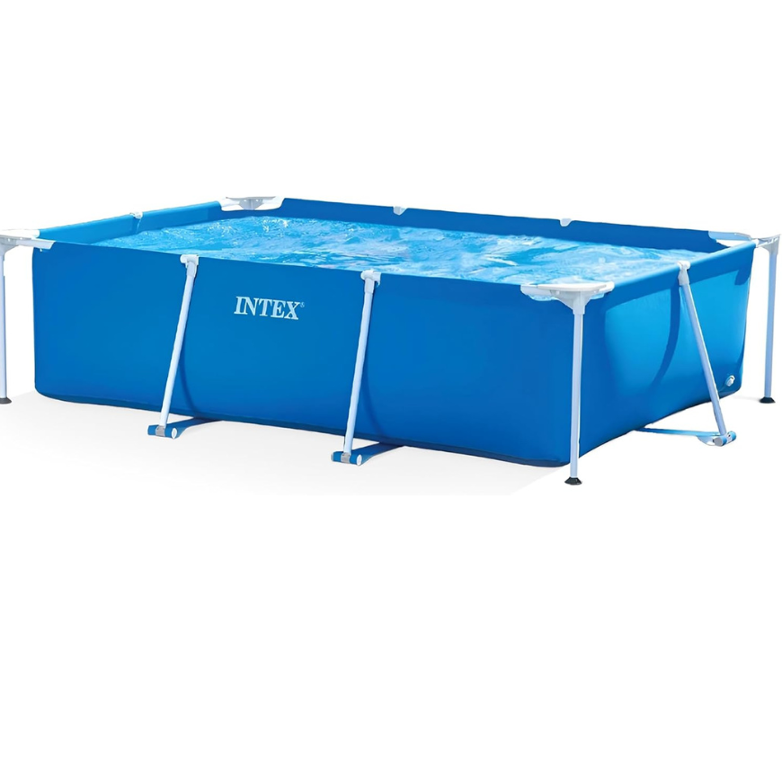 Intex Metal Frame Pool Rectangular 3 Mt x 2 Mt 28272 – Spacious, Durable & Family-Friendly Pool