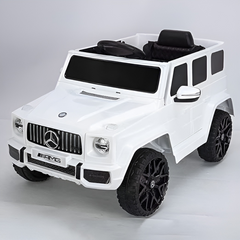 Kids Ride-On SUV Car with Remote Control, LED Lights, Music, and Double Doors