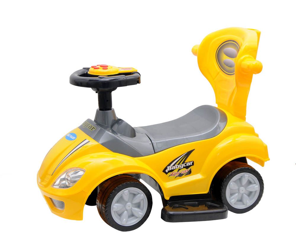 Little Angel - Baby Toy Ride On Push Car - J-BC8301P - Yellow