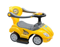 Little Angel - Baby Toy Ride On Push Car - J-BC8301P - Yellow