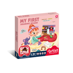 My First Drawing Board “Artist” 3-in-1 Creative Fun – Magnetic Board, Whiteboard & Dress-Up Play (Ages 3+)