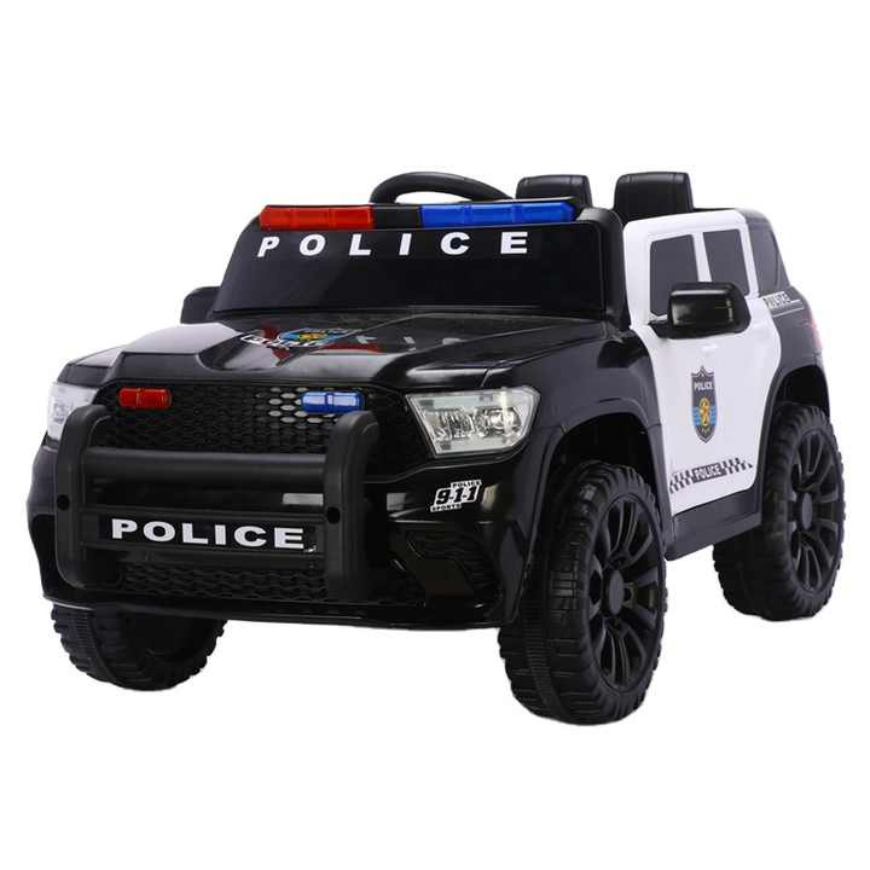 Police Ride-On Car - Battery-Powered  with  Remote Control, Lights, Music & Bluetooth