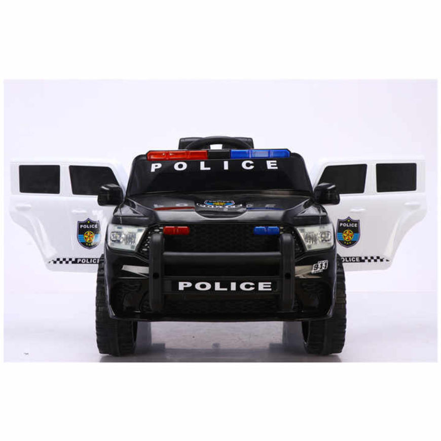 Police Ride-On Car - Battery-Powered  with  Remote Control, Lights, Music & Bluetooth